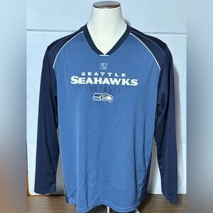 NFL Team Apparel 2XL Seattle Seahawks long sleeve shirt Small spot on front